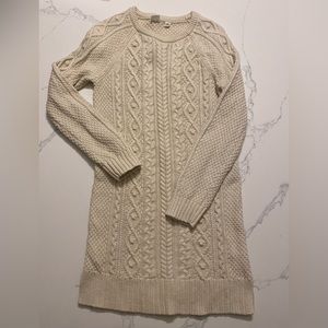 Roots Girls cableknit long sweater